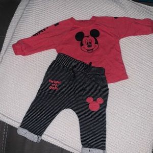 Mickey Mouse 2piece 3-6M